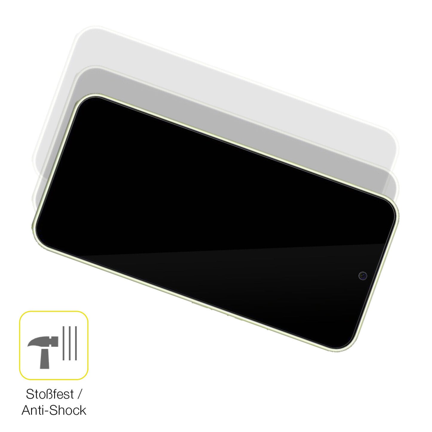 1x 3D Full Cover Schutzfolie für Samsung Galaxy A54