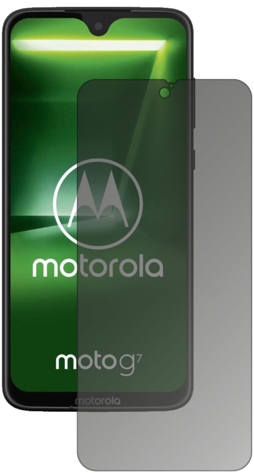 Blickschutzfolie für Motorola Moto G7 matt Schutzfolie Privacy