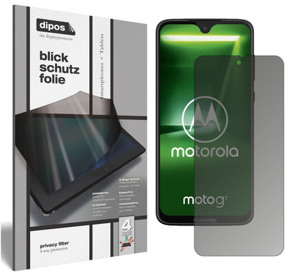 Blickschutzfolie für Motorola Moto G7 matt Schutzfolie Privacy