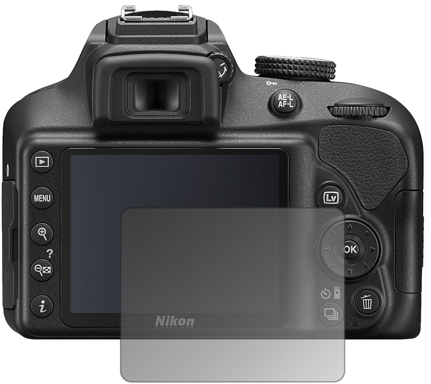 Blickschutzfolie für Nikon 3400 matt Schutzfolie Privacy