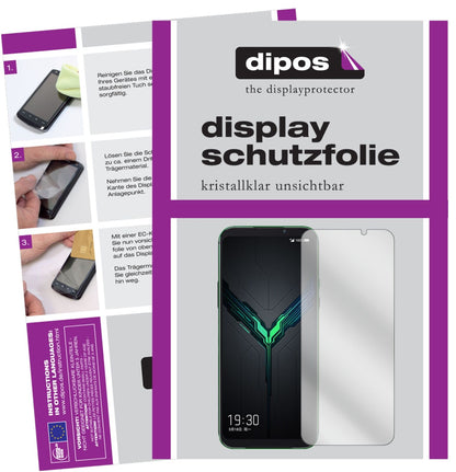 5x Schutzfolie klar für Xiaomi Black Shark 3S Display-Schutzfolie