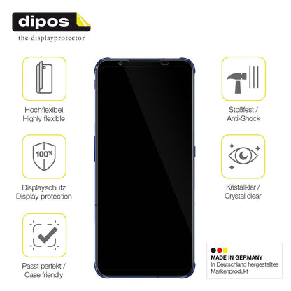 2x Screen Protector for NUBIA Red Magic7S Protective Film covers 100% dipos Flex