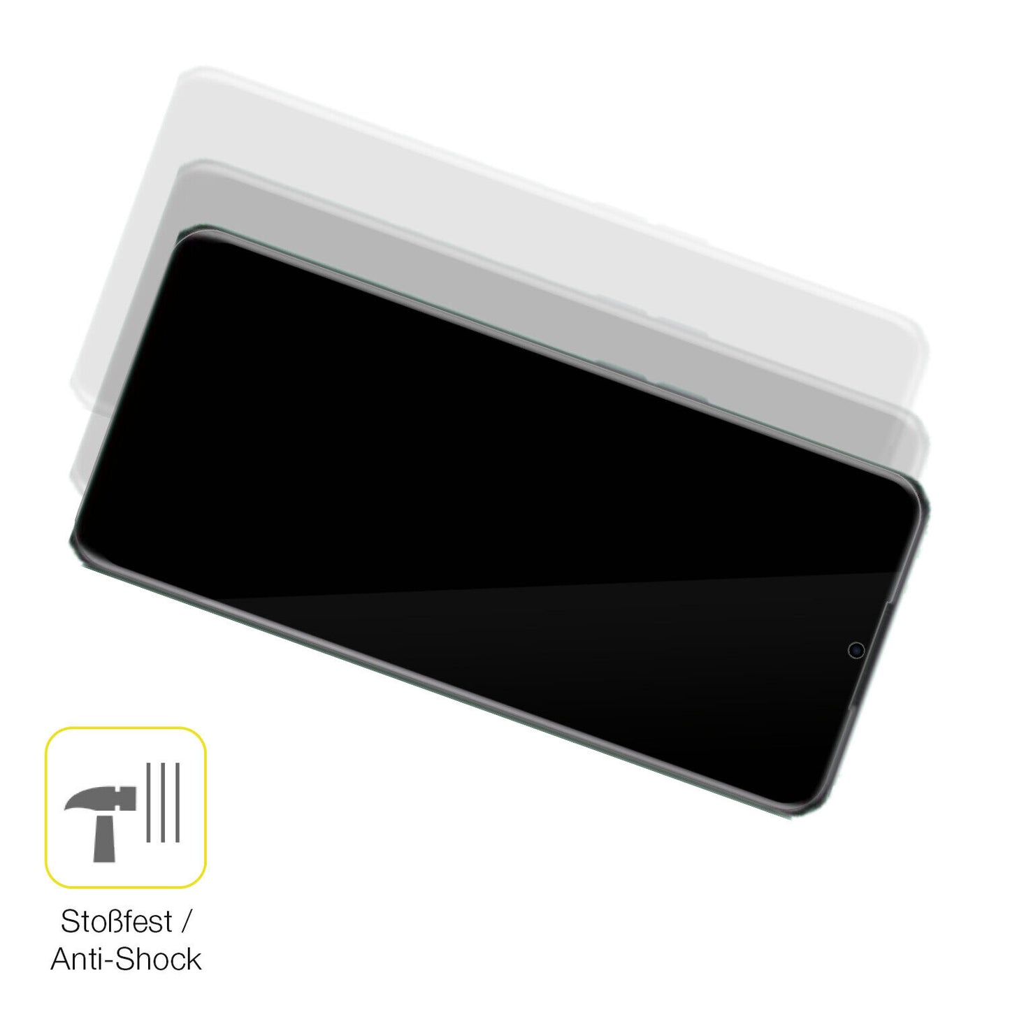 1x 3D Full Cover Schutzfolie für Realme V23i
