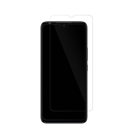 InfinixSmart 6 HD mit aufgebrachter dipos Displayschutzfolie, glasklare Darstellung ohne Einschränkungen