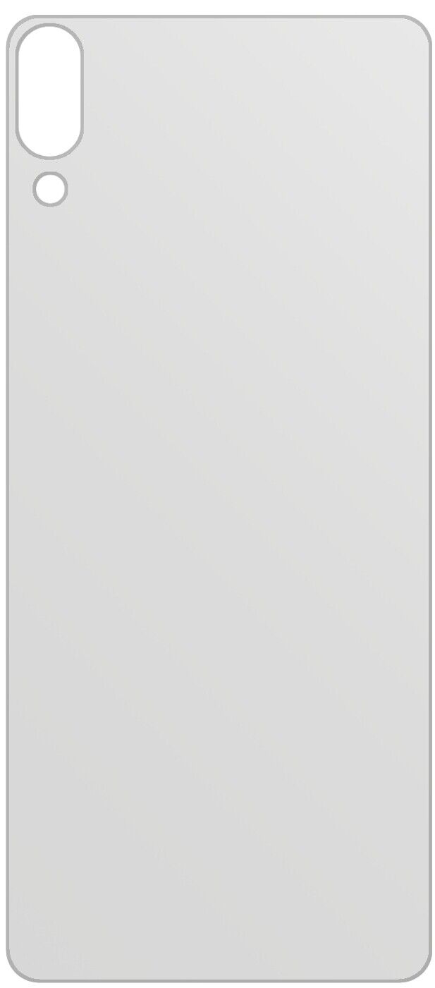 dipos Displayschutz für Huawei Y7 Pro (2019) Rückseite, mattierte Oberfläche, geringe Dicke und perfekte Passform
