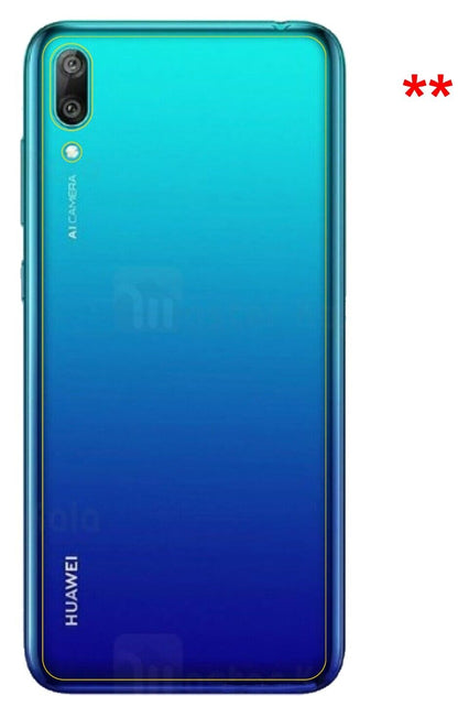 Dünne und klare Folie passend zugeschnitten für Huawei Enjoy 9 Rückseite