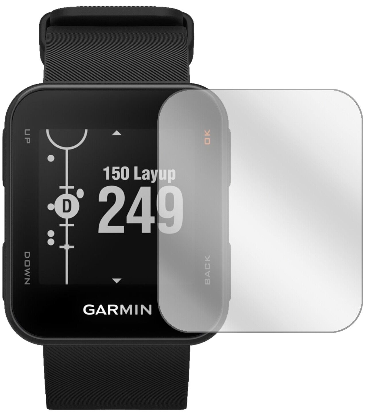 5x Schutzfolie klar für Garmin Approach S10 Display-Schutzfolie