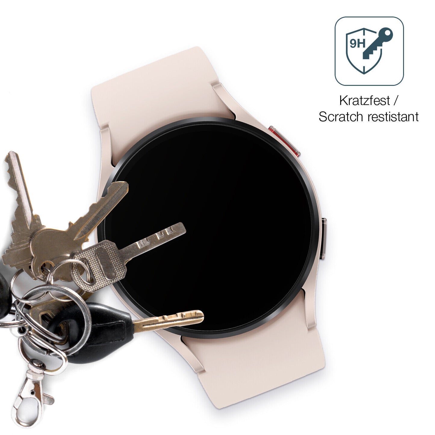 1x 9H Schutzfolie matt für Samsung Galaxy Watch 5 (40mm) Panzerfolie