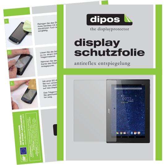dipos 2x Matte Screen Protector for Acer Iconia Tab 10 A3-A30