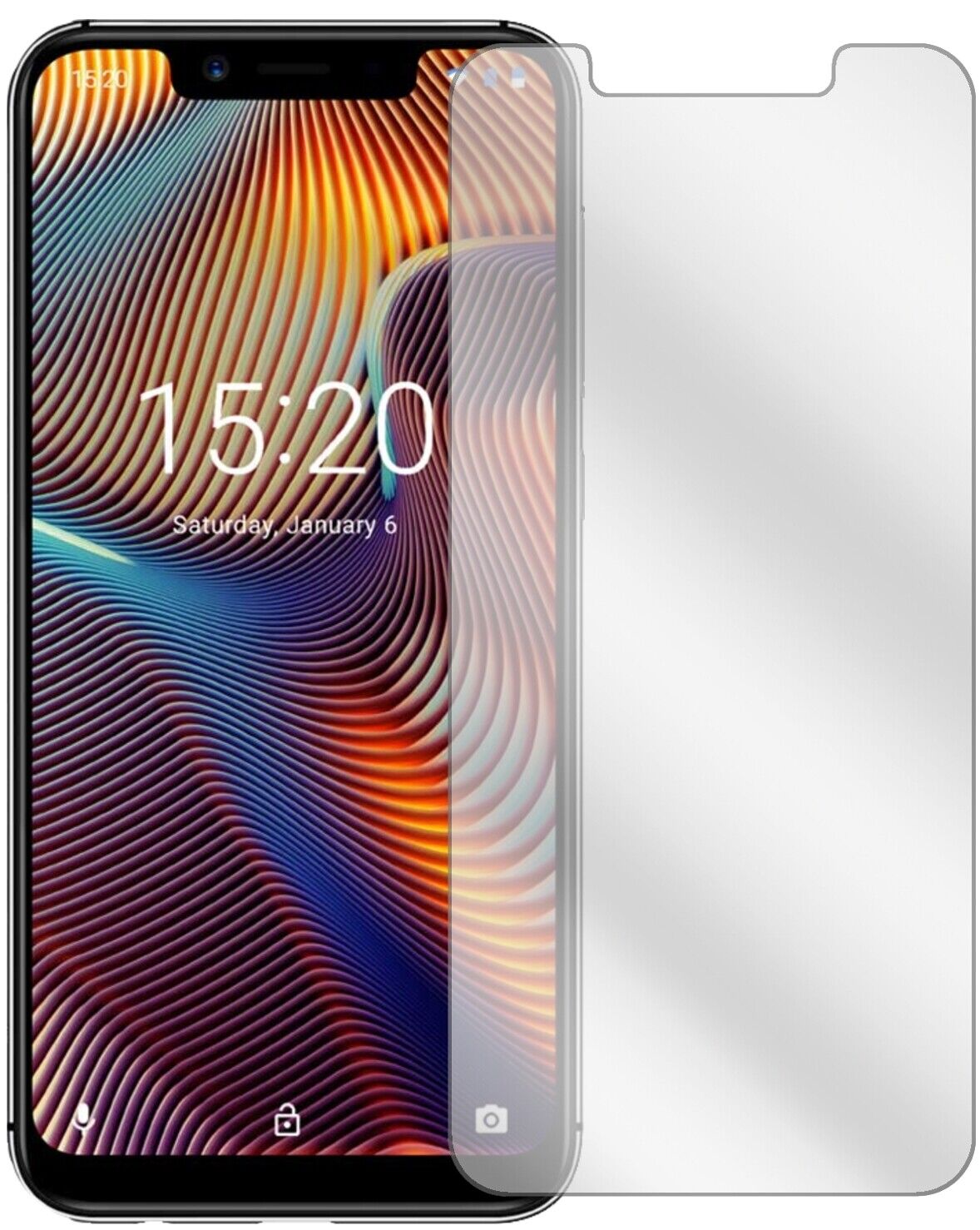 1x Schutzfolie klar für Umidigi A3 Pro (2018) Display-Schutzfolie