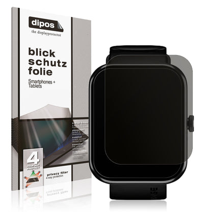 Blickschutzfolie für Noise ColorFit Pulse 2 Max matt Schutzfolie Privacy