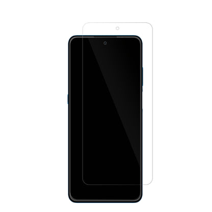 HisenseInfinity H60 Lite mit aufgebrachter dipos Displayschutzfolie, glasklare Darstellung ohne Einschränkungen