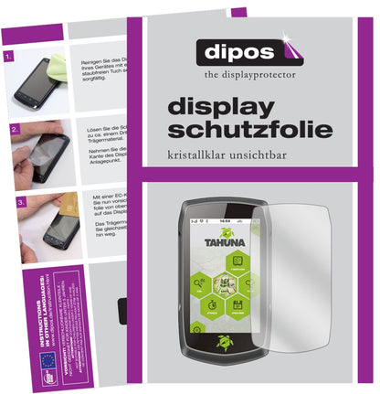Klare Displayschutzfolie von dipos passend für Teasi One 4, präziser Zuschnitt und blasenfrei montiert