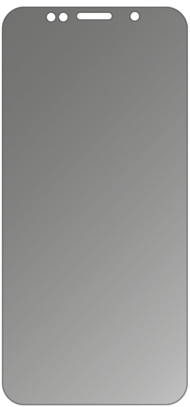 dipos Displayschutz für Huawei Y5 2018, mattierte Oberfläche, Blickschutzfilter und perfekter Passform