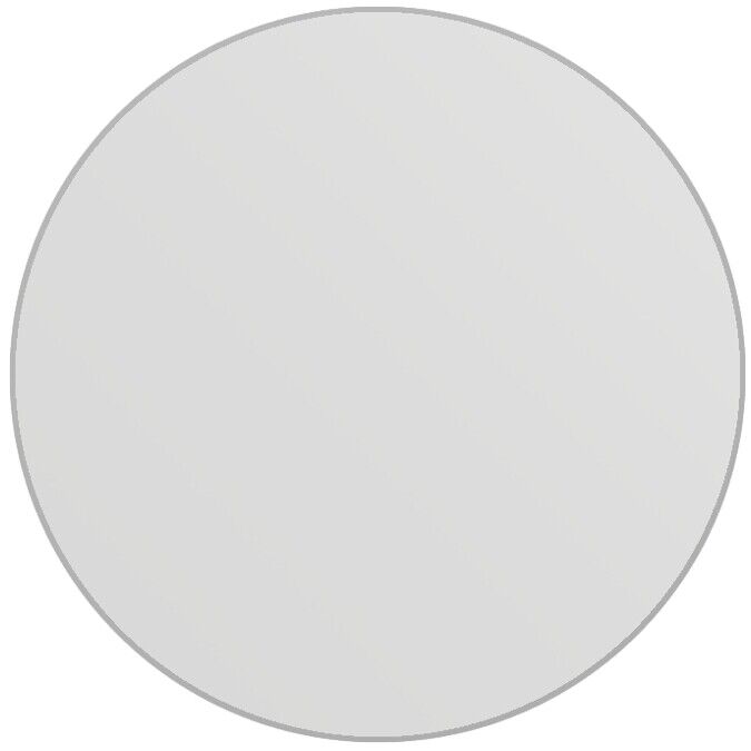 dipos Displayschutz für 56 mm Durchmesser Uhr, mattierte Oberfläche, geringe Dicke und perfekte Passform