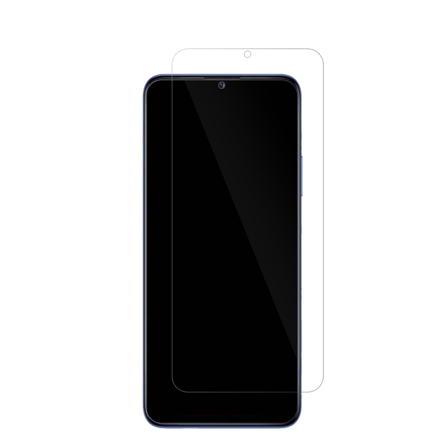 Wiko10 mit aufgebrachter dipos Displayschutzfolie, glasklare Darstellung ohne Einschränkungen