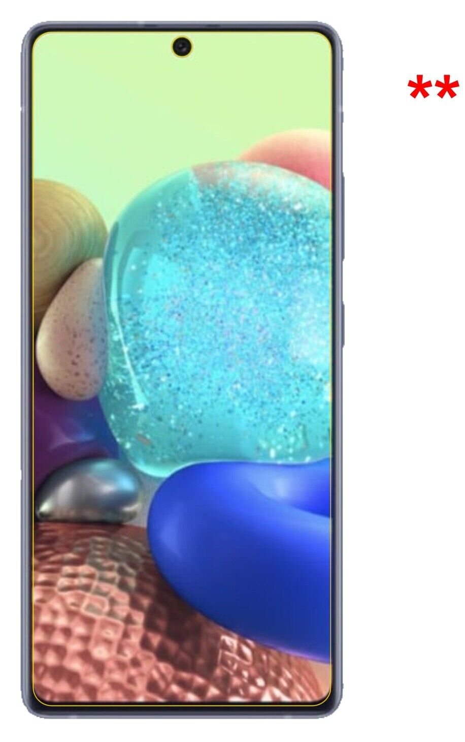 Blickschutzfolie für Samsung Galaxy A71 5G matt Schutzfolie Privacy