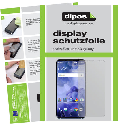1x Schutzfolie matt für HTC U11 Plus Display-Schutzfolie