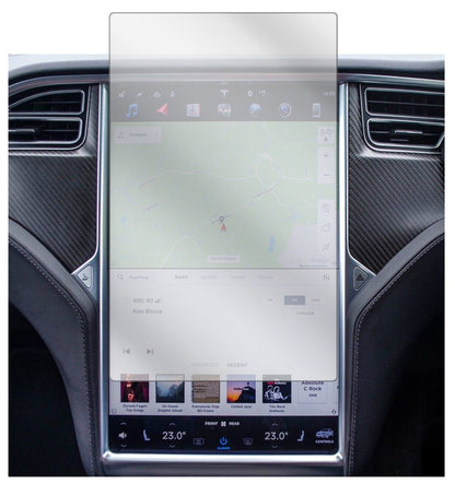 dipos 1x Clear Screen Protector for Tesla Modell X