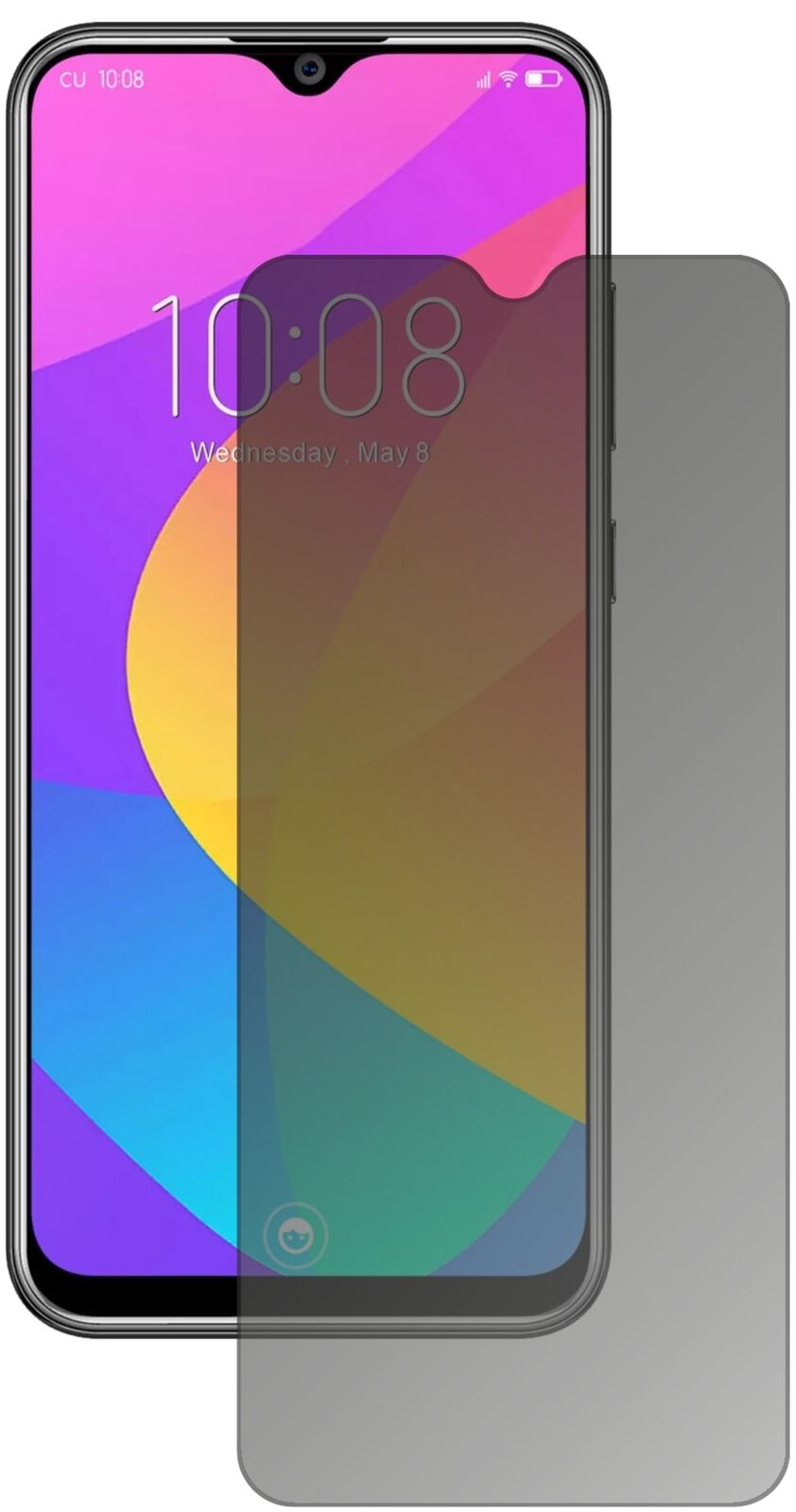 Blickschutzfolie für Oukitel Y4800 matt Schutzfolie Privacy