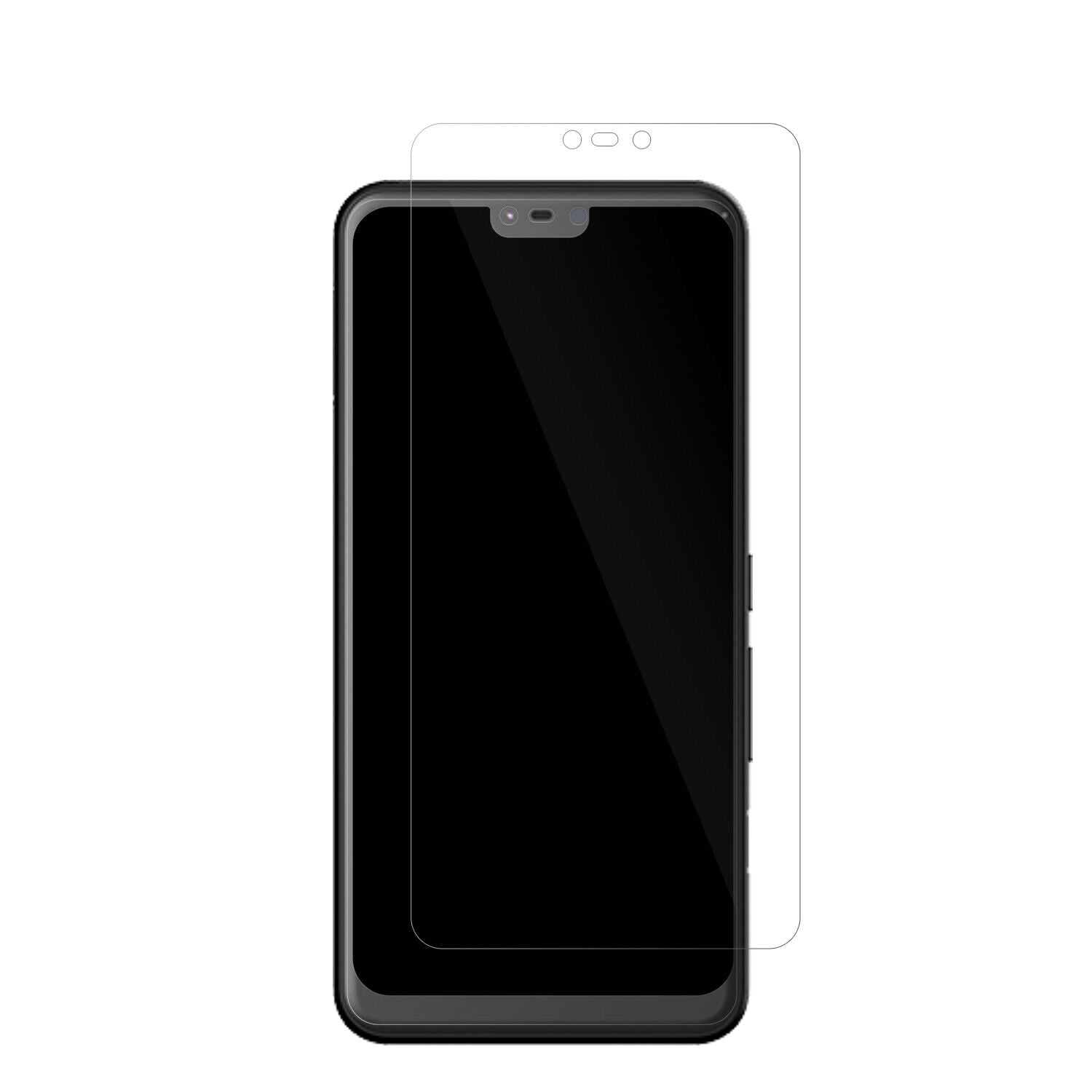 FujitsuArrows U mit aufgebrachter dipos Displayschutzfolie, glasklare Darstellung ohne Einschränkungen