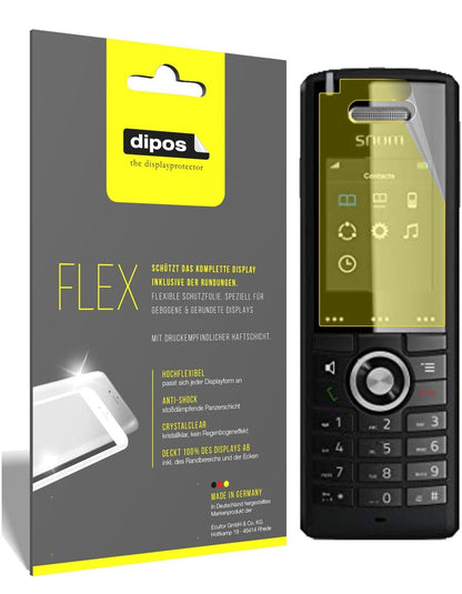 Full Cover Screen Protector for SNOM M65-C50 DECT – Covers Curved Edges | dipos