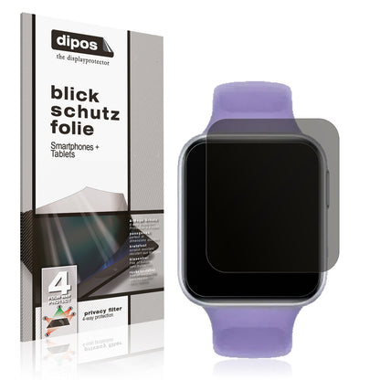 Blickschutzfolie für Oppo Watch SE matt Schutzfolie Privacy
