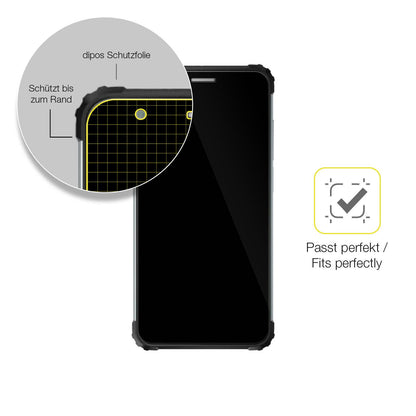 2x Screen Protector for Blackview BV6600E Protective Film covers 100% dipos Flex