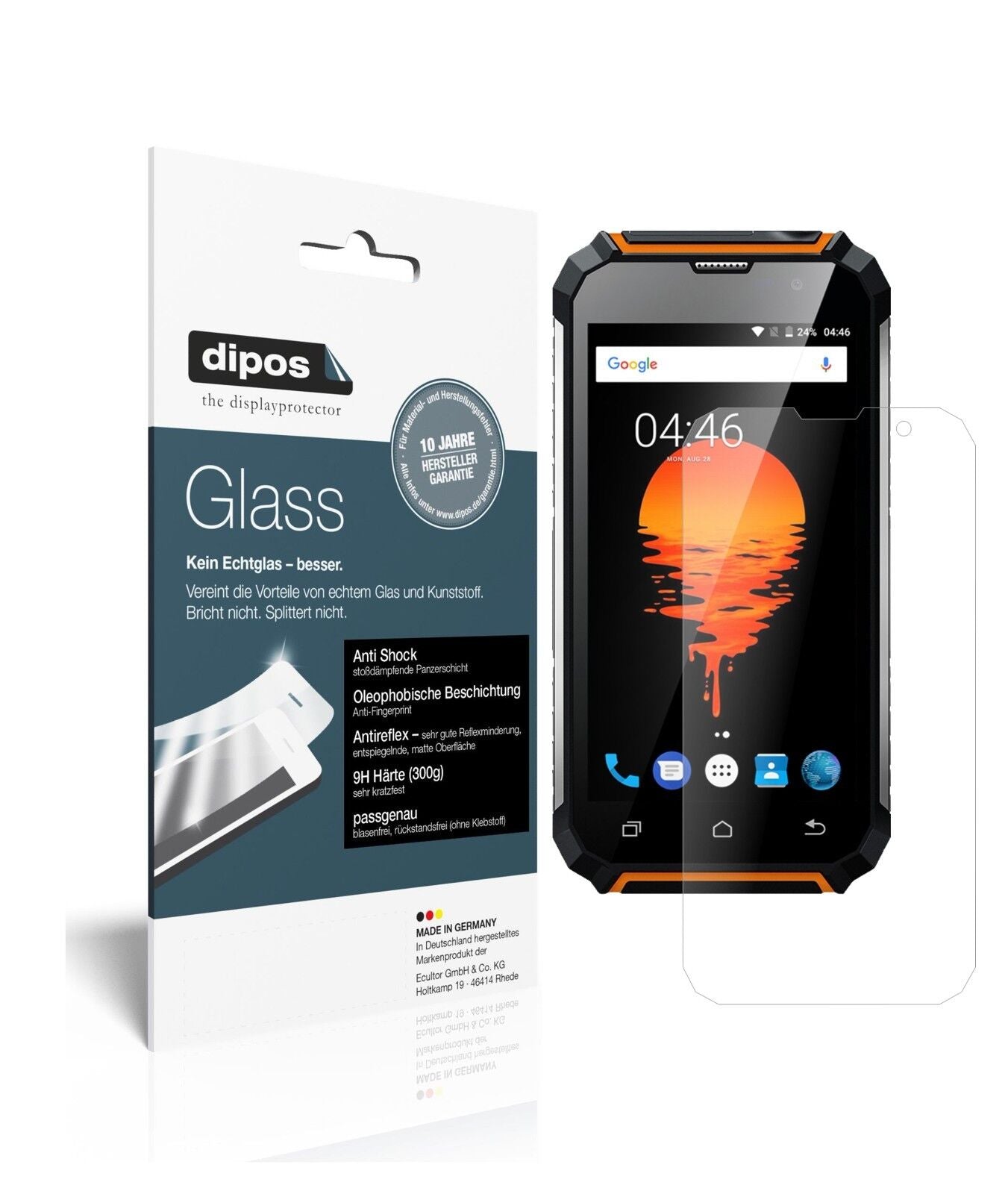 1x 9H Matte Screen Protector for Geotel G1 Armored Film