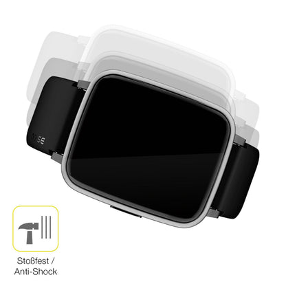 2x Screen Protector for Noise ColorFit Pulse 2 Protective Film covers 100% dipos