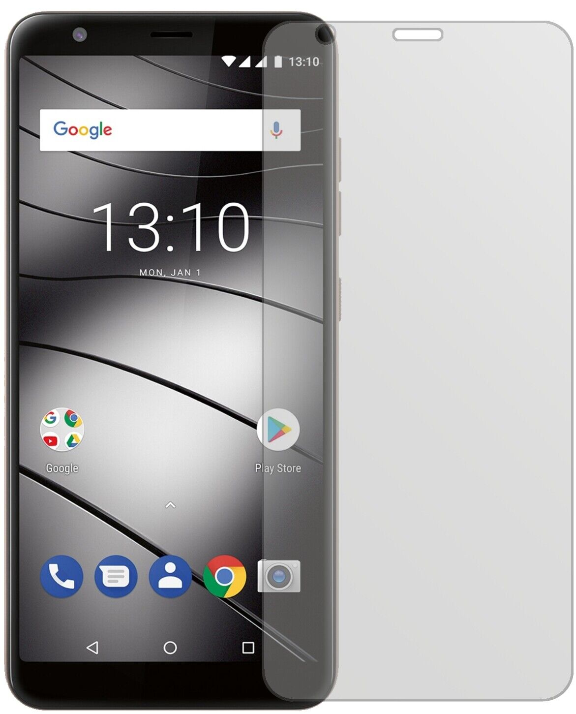 Matte Displayschutzfolie von dipos passend für Gigaset GS280, präziser Zuschnitt und blasenfrei montiert