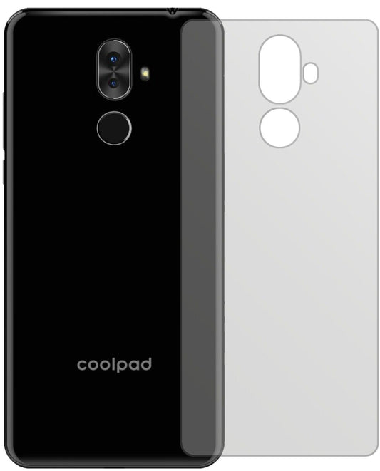 Matte Displayschutzfolie von dipos passend für Coolpad Note 8 Rückseite, präziser Zuschnitt und blasenfrei montiert
