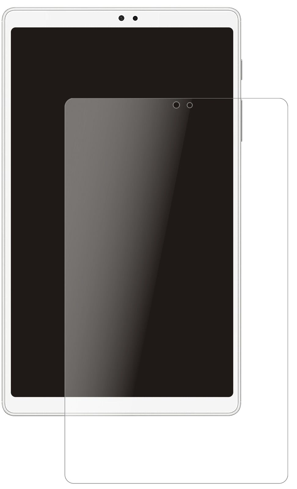 1x 9H Schutzfolie matt für Samsung Galaxy Tab A7 Lite Wi-Fi Panzerfolie