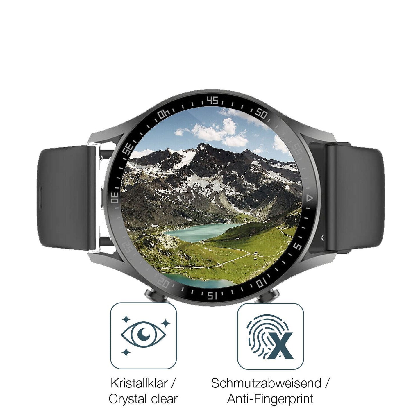 Screen Protector for Fireboltt Talk 2 Flexible Glass 9H dipos