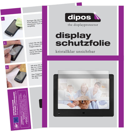 Screen Protector for Xoro DPF 8A2 Protection Crystal Clear dipos