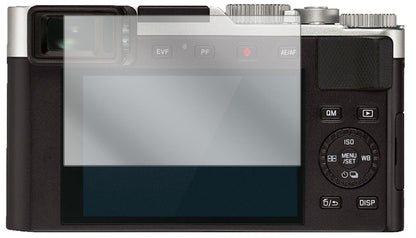 Klare Displayschutzfolie von dipos passend für Leica D-Lux 7, präziser Zuschnitt und blasenfrei montiert