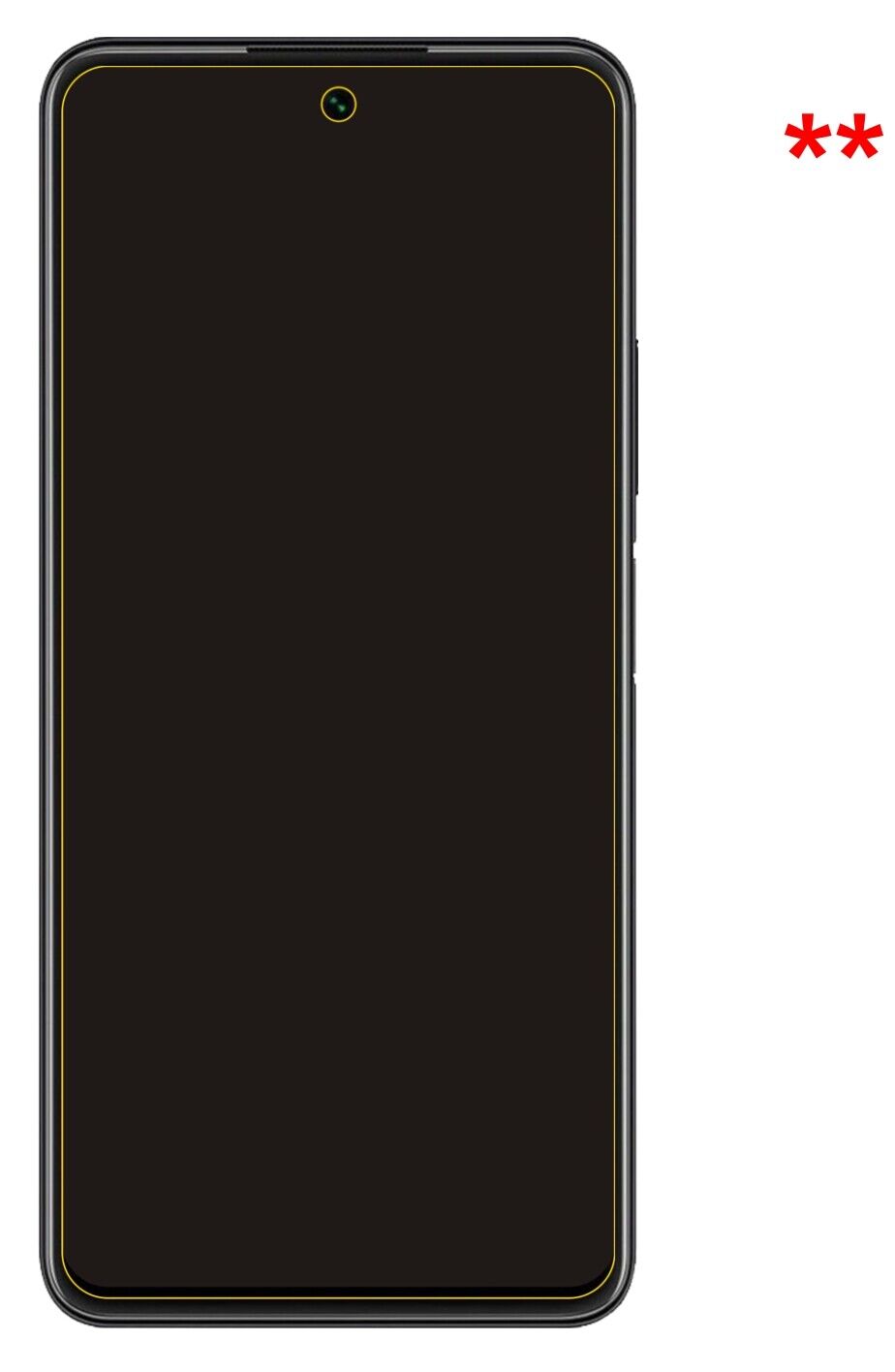 Blickschutzfolie für Huawei P Smart (2021) matt Schutzfolie Privacy