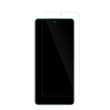 VivoV25 Pro mit aufgebrachter dipos Displayschutzfolie, glasklare Darstellung ohne Einschränkungen