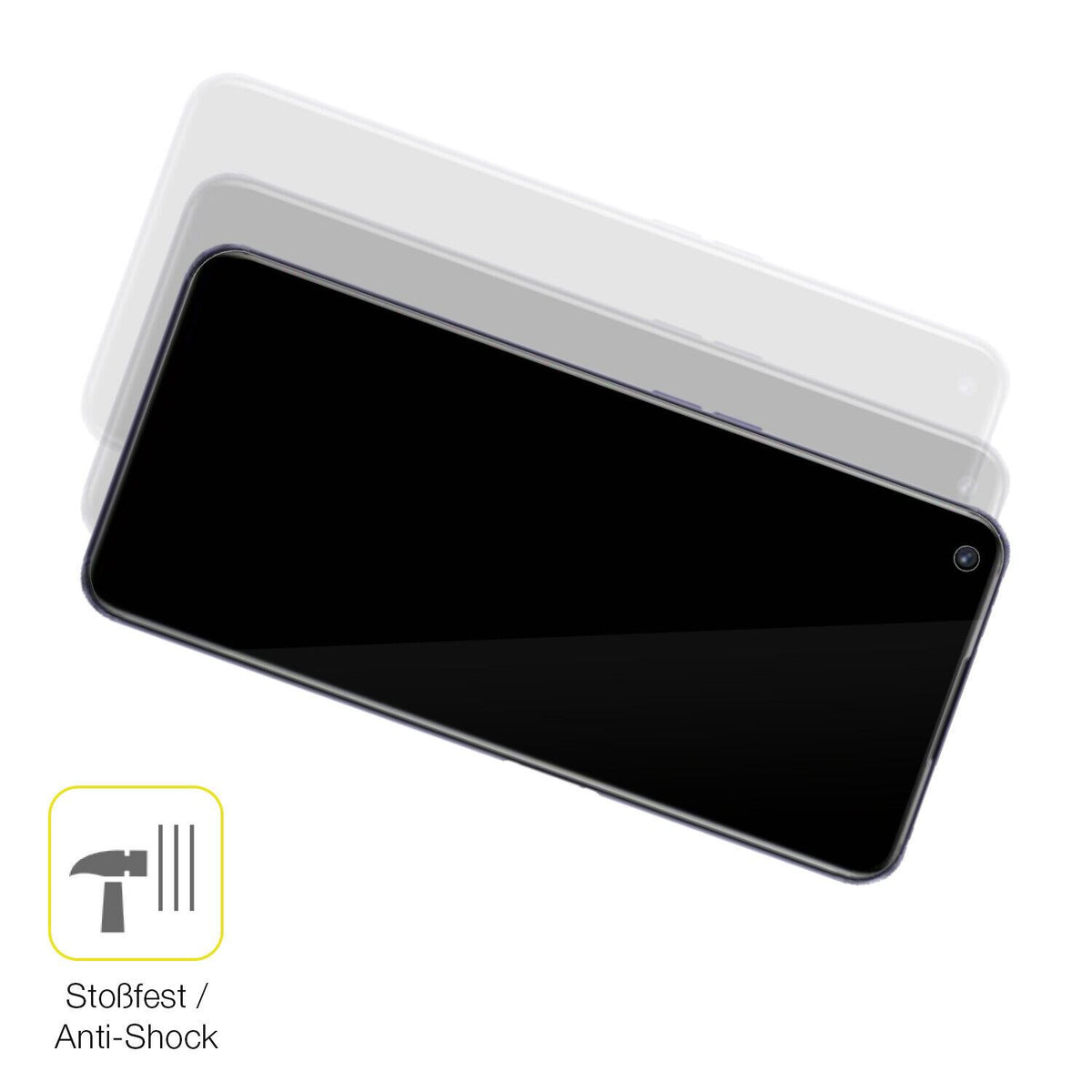2x Screen Protector for Realme Q3S Protective Film covers 100% dipos Flex
