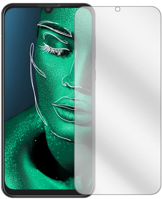 Klare Displayschutzfolie von dipos passend für ZTE Blade V10, präziser Zuschnitt und blasenfrei montiert