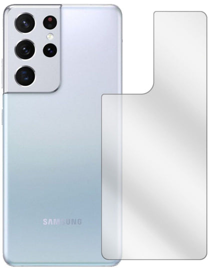 1x Schutzfolie klar für Samsung Galaxy S21 Ultra Rückseite Display-Schutzfolie