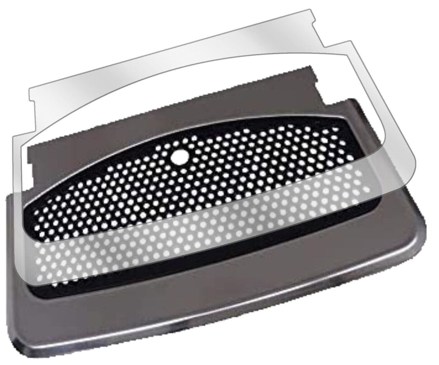 1x Schutzfolie klar für SAECO Xelsis 7680 Tropfblech Display-Schutzfolie