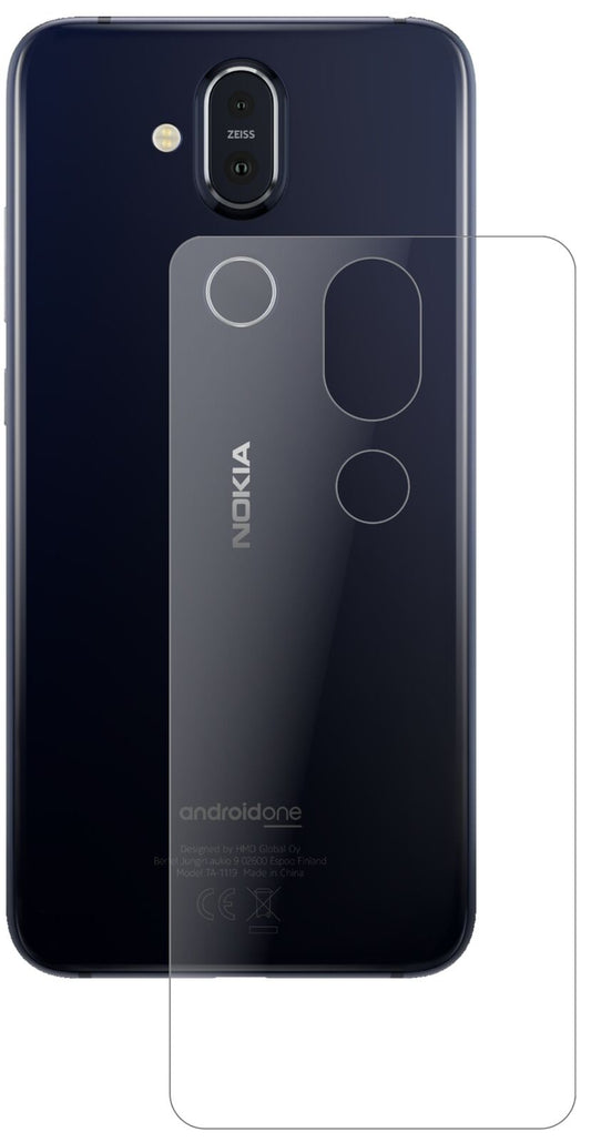 Screen Protector for I Nokia 8.1 back I matte I Flexible Glass I 9H I dipos