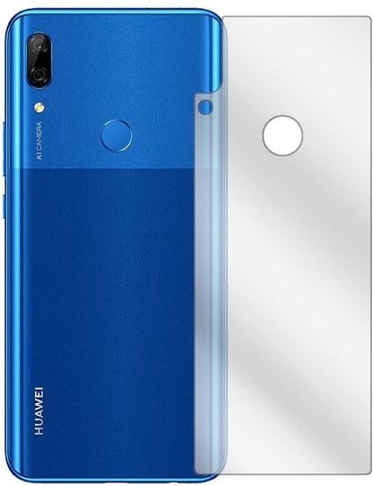 Klare Displayschutzfolie von dipos passend für Huawei P Smart Z (2019) Rückseite, präziser Zuschnitt und blasenfrei montiert