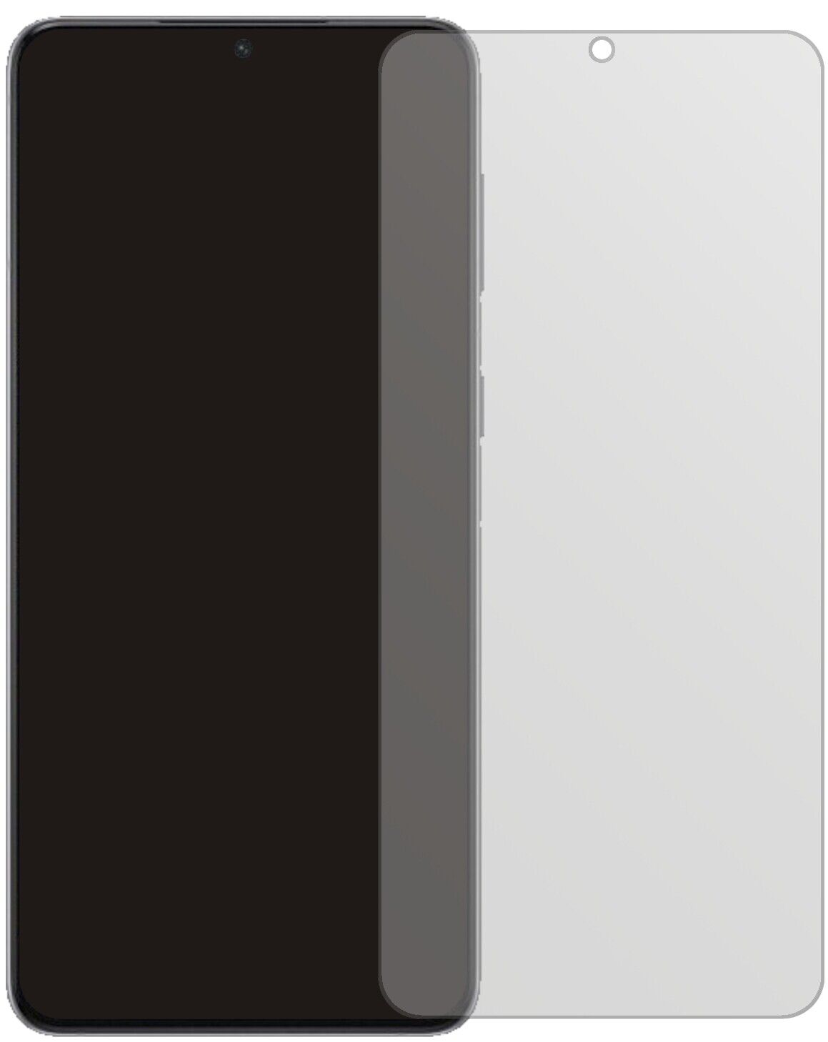 1x Schutzfolie matt für Samsung Galaxy S21 Display-Schutzfolie