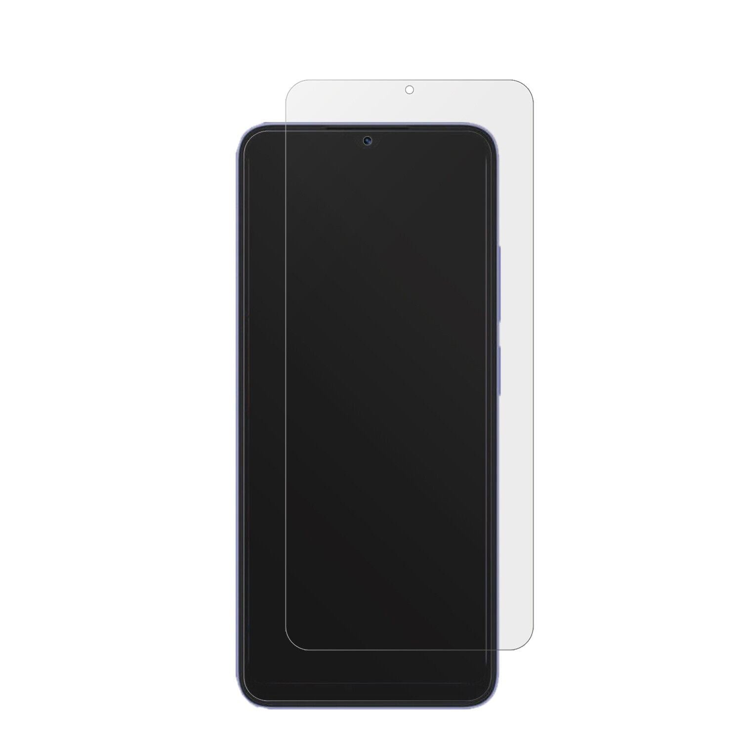 XiaomiRedmi 12C mit aufgebrachter dipos Displayschutzfolie, die lästige Fingerabdrücke minimiert