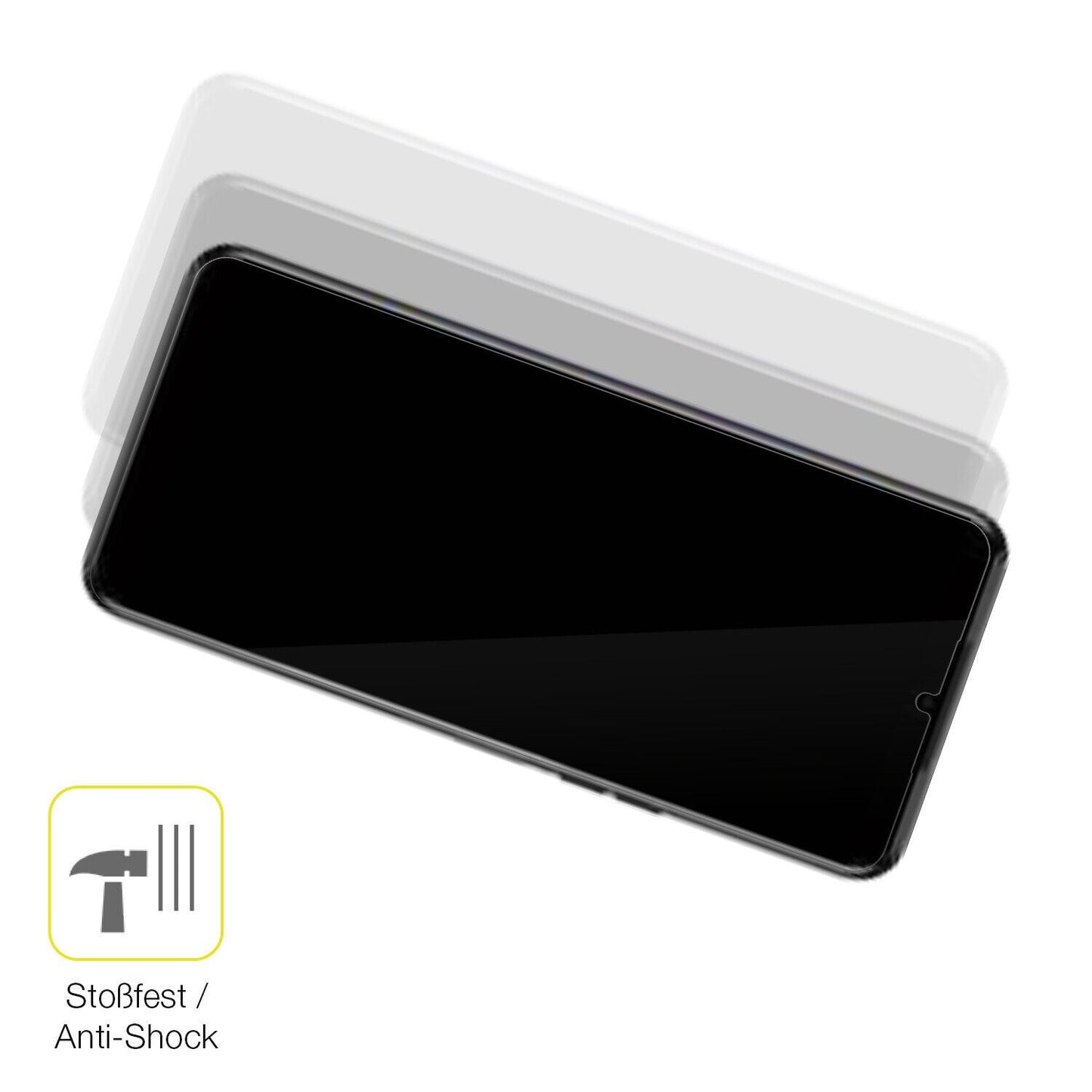 2x Screen Protector for Tecno Spark 9T Protective Film covers 100% dipos Flex