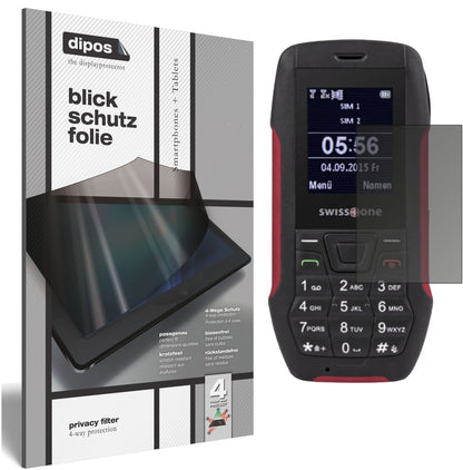 Blickschutzfolie für Swisstone SX 567 matt Schutzfolie Privacy