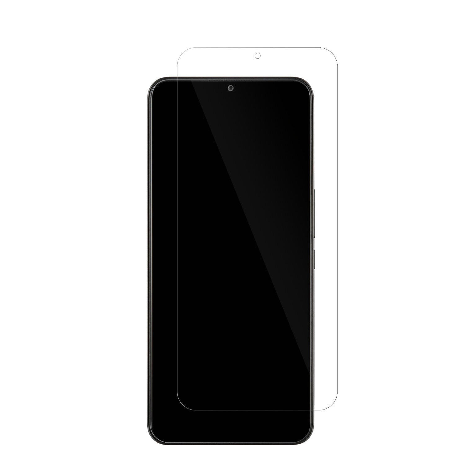 TCL40 R mit aufgebrachter dipos Displayschutzfolie, glasklare Darstellung ohne Einschränkungen