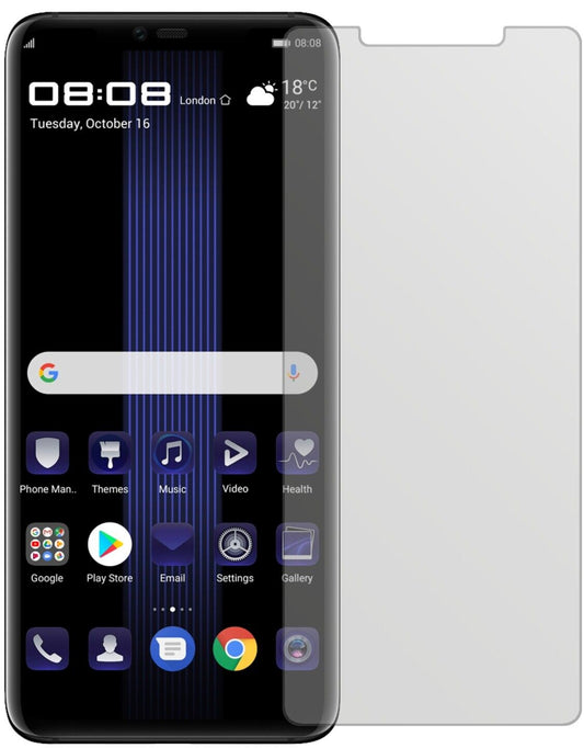 Matte Displayschutzfolie von dipos passend für Huawei Porsche Design Mate 20 RS, präziser Zuschnitt und blasenfrei montiert